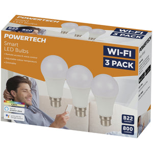 Smart Wi-Fi LED Bulb with Colour Change Pack of 3