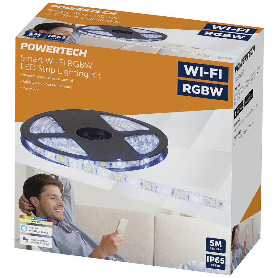 Smart WiFi RGBW LED Strip Lighting Kit